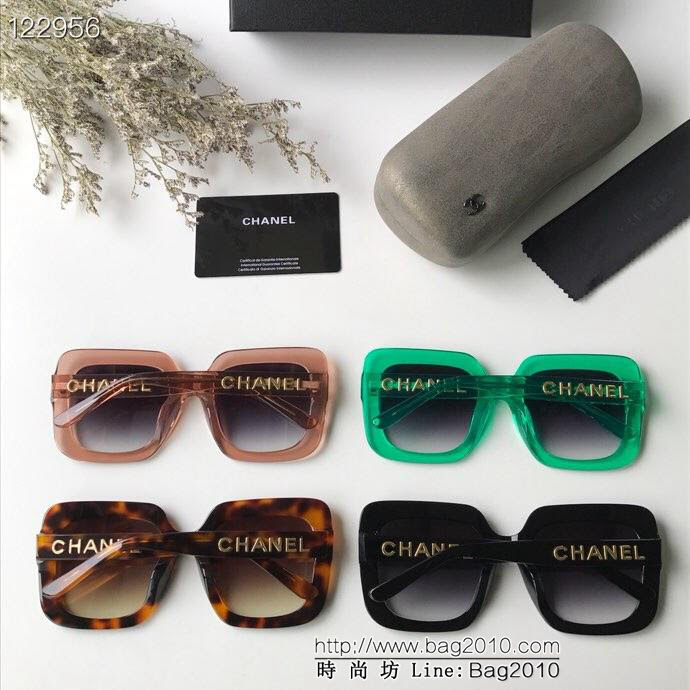 CHANEL香奈兒 CH5408 2019年開春新款 潮流爆款 時尚方框太陽鏡 高品質 網紅潮款墨鏡  lly1286